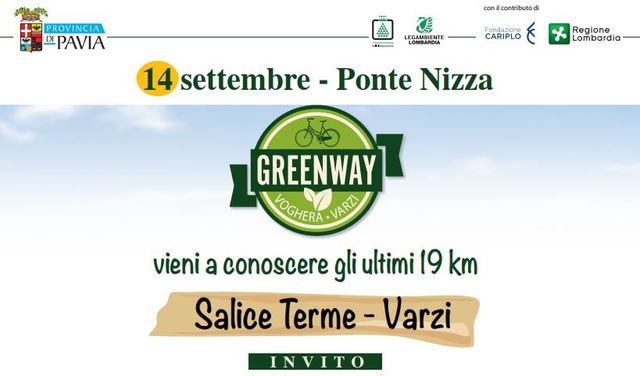 Presentazione tratto Greenway Salice Terme - Varzi