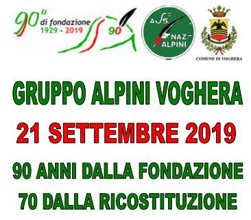 Festa per la ricostituzione della sezione Alpini di Voghera , sabato 21 settembre
